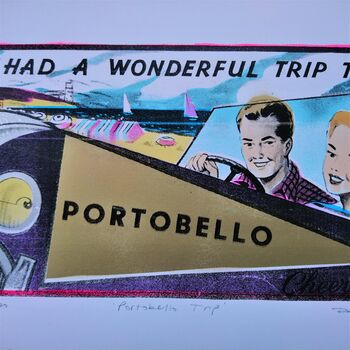 'Portobello Trip' Limited Edition Handmade Print, 8 of 8