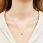 18ct Gold Triangular Salt And Pepper Diamond Necklace, thumbnail 1 of 2