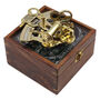 Brass Sextant With Wooden Box, thumbnail 7 of 9