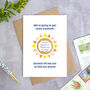 Personalised Sunshine Holiday Travel Scratch Card, thumbnail 1 of 9