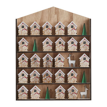 Fill Your Own Wooden House Advent Calendar, 2 of 3