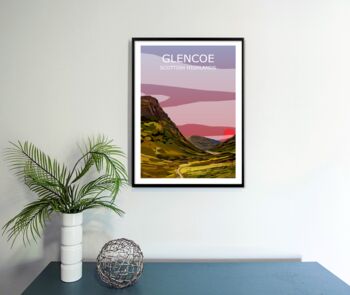 Glencoe Scottish Highlands Art Print, 4 of 4