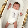 Personalised Cute Baby Bunny Babygrow, thumbnail 1 of 3