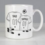 Personalised Football Mini Me Mug, thumbnail 4 of 4