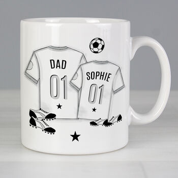 Personalised Football Mini Me Mug, 4 of 4
