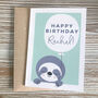 The Little Book Of Sloth Philosophy And Birthday Card, thumbnail 2 of 4