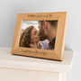 Personalised He Asked She Said Yes Engaged Photo Frame, thumbnail 7 of 7