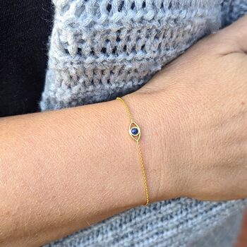 The Evil Eye Lapis Lazuli Bracelet, 2 of 6