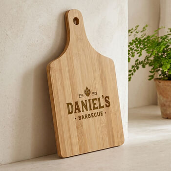 Engraved Wooden Barbecue Serving Board, 3 of 3