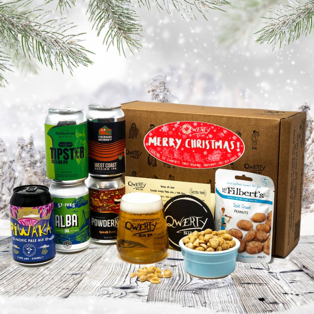 Pale Ale And Ipa Craft Beer Gift Hamper By QWERTY Beer Box