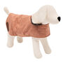 Luxury Sandstone Tweed Dog Coat, thumbnail 2 of 3