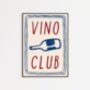 Vino Club Wall Art Print Happy Hour Kitchen Disco, thumbnail 1 of 7