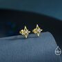 North Star Opal Stud Earrings In Sterling Silver, thumbnail 3 of 12