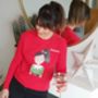 Personalised Selfie Elfie Christmas Jumper, thumbnail 8 of 10