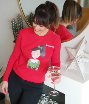 Personalised Selfie Elfie Christmas Jumper, 8 of 10