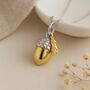Personalised Sterling Silver And Gold Acorn Pendant, thumbnail 1 of 10