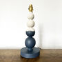 Mapais Wood Table Lamp Painted In Farrow And Ball Paint, thumbnail 1 of 8