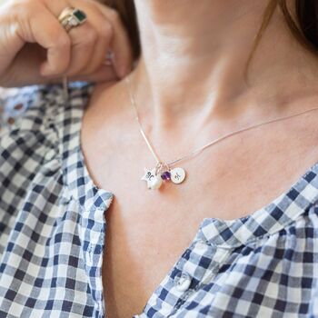 Personalised 30th Birthday Birthstone Necklace, 2 of 11