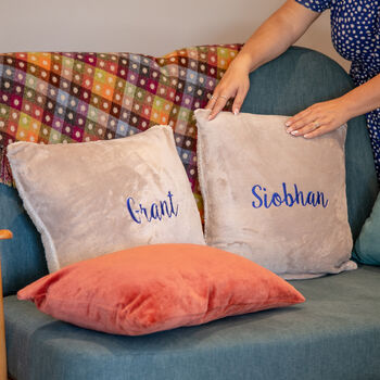 Personalised Sherpa Style Cushion, 10 of 11