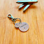 Hand Stamped Personalised Name And Age Necklace, thumbnail 5 of 11