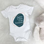 Favourite Auntie Personalised Baby Grow Abstract, thumbnail 4 of 8