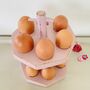 Antique Pink Egg Rack Holds 12 Eggs ~ Four, thumbnail 5 of 10
