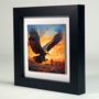 Golden Eagle Framed Ceramic Art Tile, thumbnail 2 of 10