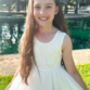 Flora In Ivory ~ Flower Girl Dress Or Party Dress, thumbnail 3 of 10