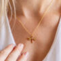 Gold Vermeil Dragonfly Necklace, thumbnail 1 of 8
