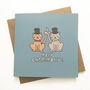 Cat Groom And Groom Wedding Card, thumbnail 4 of 5