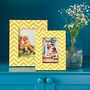 Handmade Chevron Patterned Photo Frame, thumbnail 4 of 6