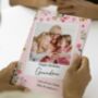 Personalised Photo Upload Floral Card, thumbnail 1 of 5