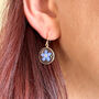 Gold Forget Me Not Necklace And Earrings Set, thumbnail 6 of 7