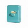 Tea Bag Travel Pocket Tin Tea Lover Gift Storage Box | Teacup Orange, thumbnail 7 of 9
