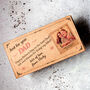 Chocolate Horseshoe And Rose Gift + Personalised Box, thumbnail 6 of 12