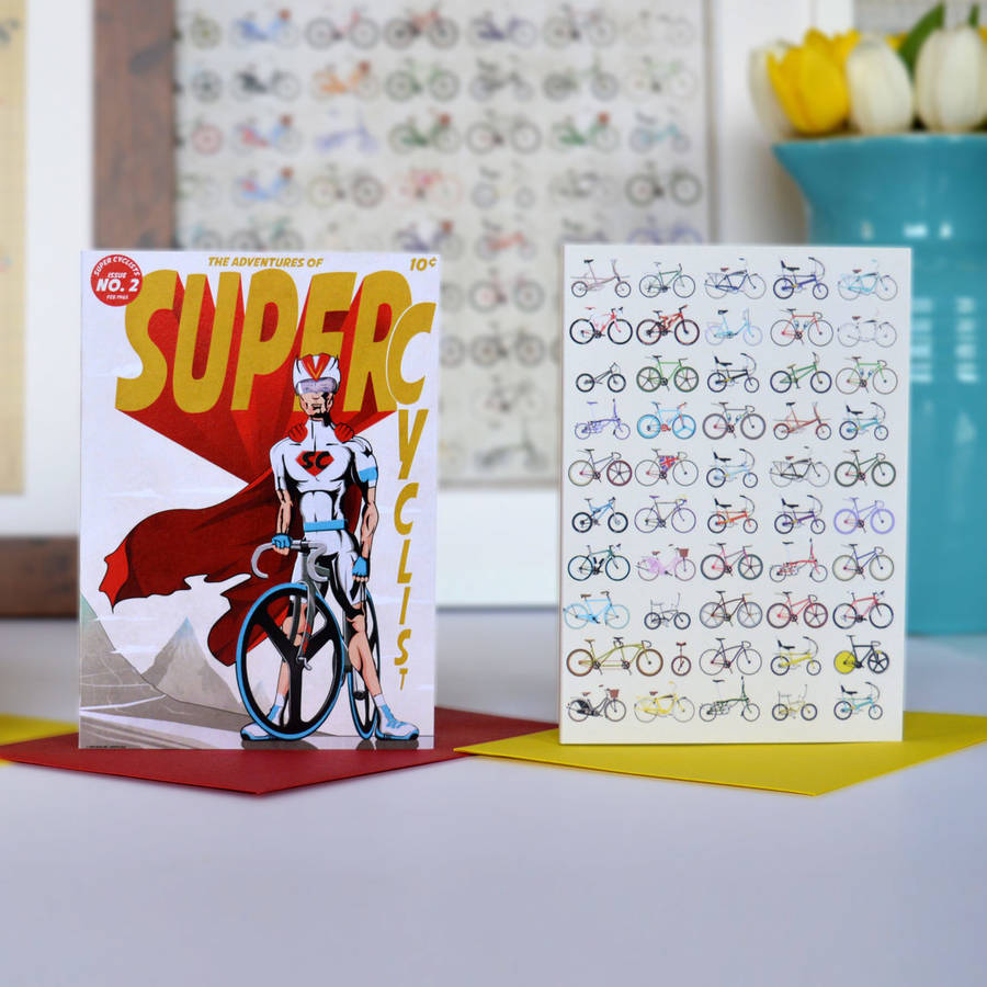 bicycle greeting cards