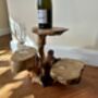 Varnished Teak Root Wooden Plant Multi Level Stand, thumbnail 1 of 12