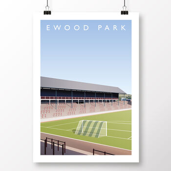 Blackburn Rovers Ewood Park Riverside Stand Poster, 2 of 8