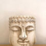 Buddha Head Cement Planter, thumbnail 2 of 3