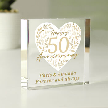 Personalised 50th Golden Anniversary Token, 2 of 6
