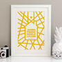 Personalised Graphic House Print, thumbnail 4 of 8