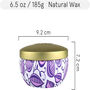 Natural Soy Wax Scented Candle Tin 185g, thumbnail 5 of 9