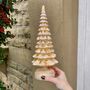 Light Up Vintage Gold Glass Tree, thumbnail 3 of 6