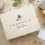 Personalised Wooden Seed Storage Box For Grandad, thumbnail 1 of 4