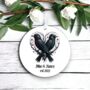 Personalised Gothic Crow Couple Love Decoration, thumbnail 1 of 2