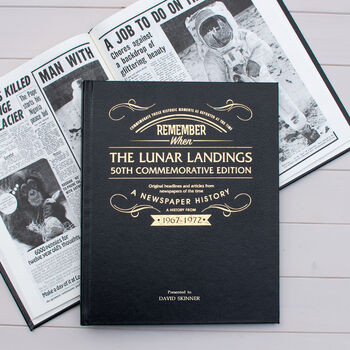 Lunar Landings Personalised Iconic History Book, 7 of 12