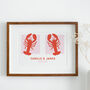 Personalised Lobster Print, thumbnail 2 of 2