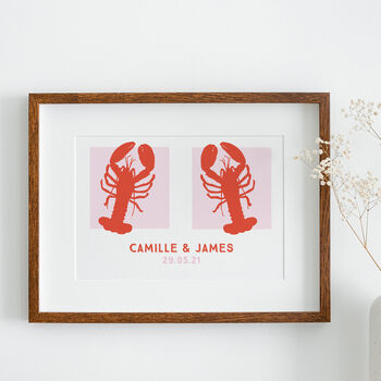 Personalised Lobster Print, 2 of 2
