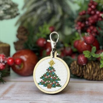 I'm Pine Ing For You! Christmas Mini Matchbox Cross Stitch Kit, 5 of 5