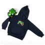 Percy The Vintage Tractor Hooded Jumper, thumbnail 1 of 2